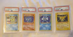 2016 POKEMON XY EVOLUTIONS POLIWRATH MACHAMP GYARADOS ZAP PSA 10 HOLOS LOW POPS - Image 1