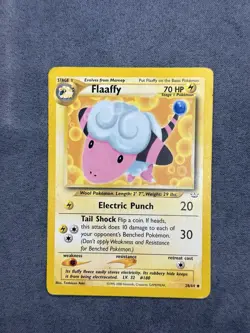 Pokemon TCG Flaaffy 28/64 Neo Revelation Set Vintage WOTC - Image 5