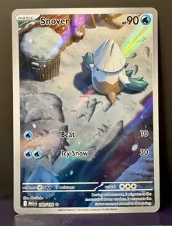 Snover 140/132 Me01: Mega Evolution Holo IR NM Pokemon - Image 1