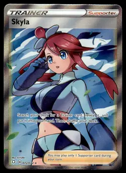 Pokemon TCG Shining Fates #072/072 Skyla Holo NM - Image 1
