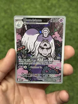 Pokemon TCG - Houndstone 145/132 IR - Mega Evolution - English - NM - Image 1