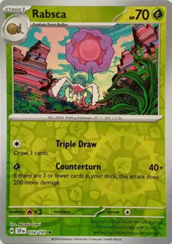 Rabsca - Reverse Holo - Surging Sparks - Pokemon TCG - 014/191 - Image 1