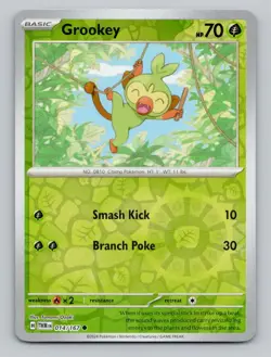 Reverse Holo Grookey 014/167 Common Twilight Masquerade Pokemon - Image 1