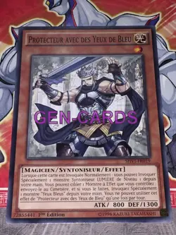 Carte Yu Gi Oh PROTECTEUR AVEC DES YEUX DE BLEU SHVI-FR019 x 3 - Image 1