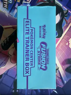 Pokemon TCG Sword & Shield-Fusion Strike Pokemon Center Exclusive ETB Sealed - Image 3