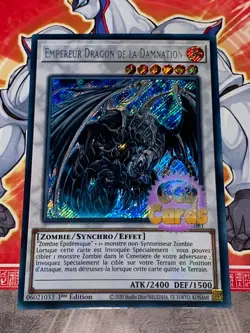 Carte YU GI OH EMPEREUR DRAGON DE LA DAMNATION BLCR-FR081 - Image 1