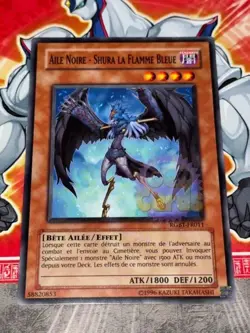 Carte YU GI OH AILE NOIRE - SHURA LA FLEMME BLEUE RGBT-FR011 - Image 1
