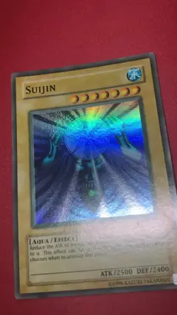 Faded Yu-Gi-Oh! TCG super rare SUIJIN MRD-027 holo Metal Raiders Konami defect - Image 2