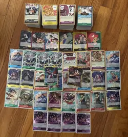 One Piece TCG 400+ BULK LOT OP14-EB04 + OP08 SEC Holos Leaders Events SR R UC C - Image 1