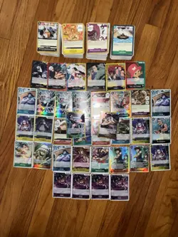 One Piece TCG 400+ BULK LOT OP14-EB04 + OP08 SEC Holos Leaders Events SR R UC C - Image 3