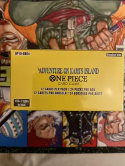 One Piece Adventure on Kami's Island Booster Box OP15-EB04 English NEW SEALED - Image 4