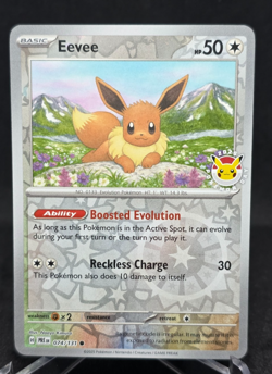 Eevee Reverse Holo 74/131 Pokemon Day 2025 Promo NM - Image 1