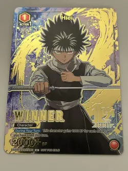 Union Arena Hiei Alternate Art Winner Promo Yu Yu Hakusho - Image 1