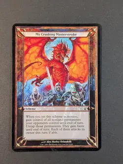 MTG - 1x My Crushing Masterstroke - Archenemy - Oversize Card - LP - Magic #27 - Image 3