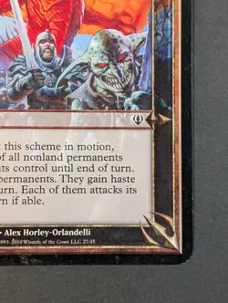 MTG - 1x My Crushing Masterstroke - Archenemy - Oversize Card - LP - Magic #27 - Image 5