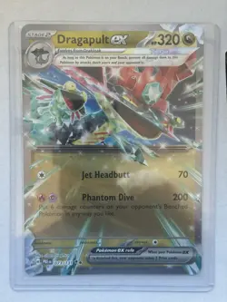 Pokemon TCG Jumbo Card Dragapult EX In Penny Sleeve & Top Loader - Image 1