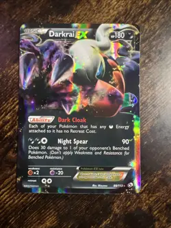 Pokemon TCG Darkrai EX Legendary Treasures Ultra Rare Basic 180HP Card 88/113 - Image 1