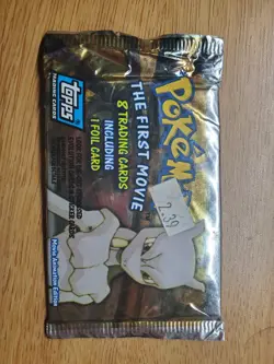 Topps Pokemon The Movie Trading Card Pack 41116307522 - Image 2