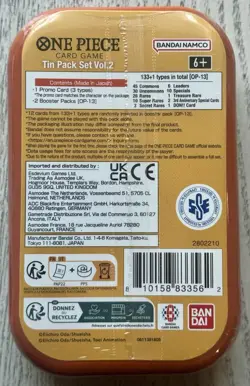 One Piece Card Game Mini-Tin Pack Set Vol.2 SEALED OP-13 - Image 2