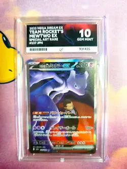 Pokemon Cards Team Rockets Mewtwo ex 237/193 Mega Dream EX m2a - ACE 10 - Image 1