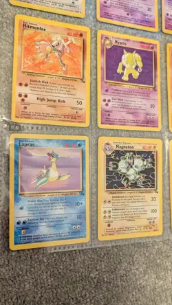 WOTC Fossil Complete 16/30 rare non holo set Vintage Pokemon Cards Near Mint! - Image 2
