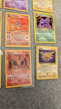 WOTC Fossil Complete 16/30 rare non holo set Vintage Pokemon Cards Near Mint! - Image 3