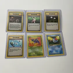 (34) Pokemon Non Holo Pokemon Card Lot - Fossil Wizards Of The Coast - LP (1999) - Image 2