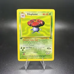 Vileplume 31/64 Rare Jungle 1st Edition Vintage Pokemon Card Near Mint NM -c - Image 1