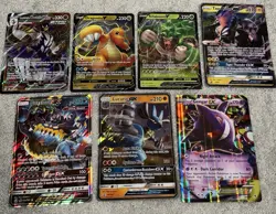 Pokemon JUMBO Card Lot Of 7 Oversized Cards Dragonite, Lucario Gengar - Image 1