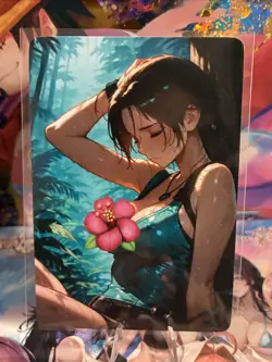 Matte Beautiful Waifu Handmade Card Goddess Story CCG Anime Double Sided - Image 1