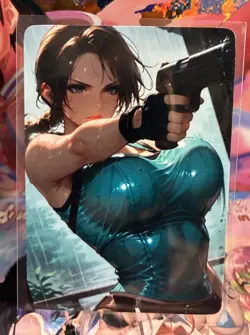 Matte Beautiful Waifu Handmade Card Goddess Story CCG Anime Double Sided - Image 1
