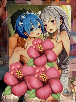 Matte Beautiful Waifu Handmade Card Goddess Story CCG Anime Double Sided - Image 1