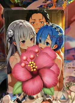 Matte Beautiful Waifu Handmade Card Goddess Story CCG Anime Double Sided - Image 1