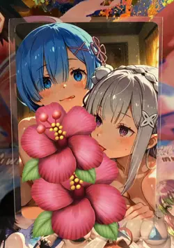 Matte Beautiful Waifu Handmade Card Goddess Story CCG Anime Double Sided - Image 2