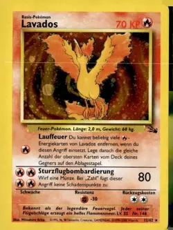 german moltres fossil foil card - Image 1