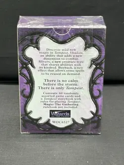 Magic The Gathering The Rath Cycle Tempest Deck 60 Cards Brand NEW SEALED! - Image 2
