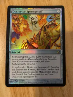 MtG *FOIL* Engineered Explosives from Fifth Dawn, German, LP - Image 1