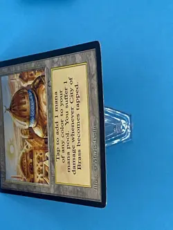 City of Brass Arabian Nights Damage Land Rare CARTE MTG (NO 1) - Image 4