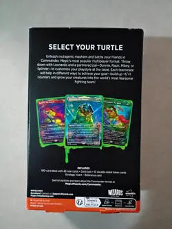NEW! Magic The Gathering Teenage Mutant Ninja Turtles Commander Deck MTG SEALED! - Image 2