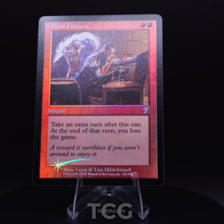 Final Fortune: 2001 Magic the Gathering - 7th Edition Foil (foil cut line error) - Image 2