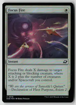 Focus Fire 18 Common Edge of Eternities Foil LP - Image 1