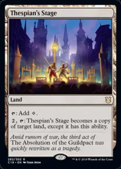 1x Thespian's Stage NM-Mint, English Commander 2019 MTG Magic - Image 1