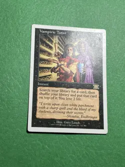 **Vampiric Tutor** ~6th Edition~ MTG: Magic The Gathering Moderate Play (MP) - Image 2