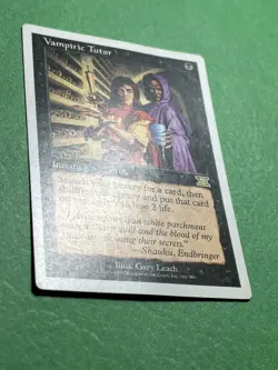 **Vampiric Tutor** ~6th Edition~ MTG: Magic The Gathering Moderate Play (MP) - Image 4