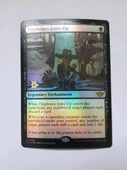 MTG Tinybones Joins Up - Outlaws of Thunder Junction (OTJ) Prerelease 108 *FOIL* - Image 1
