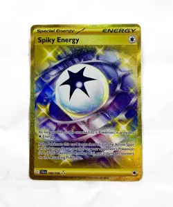Pokemon TCG Spiky Energy 190/159 Hyper Rare Gold Secret Rare Journey Together - Image 3