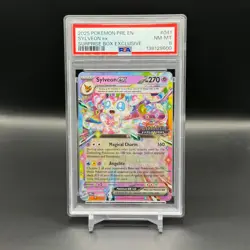 2025 Pokemon Prismatic Evolutions Sylveon ex 041/131 Surprise Box PSA 8 - Image 1
