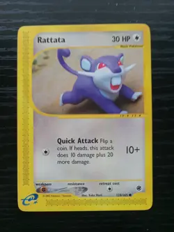 Rattata 128/165 Pokemon Expedition Common E-Reader NM Unplayed Free Ship!! - Image 1