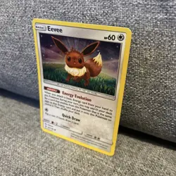 EEVEE | Pokemon TCG 2017 Sun & Moon Set Cosmos Holo Foil Promo 101/149 - Image 2