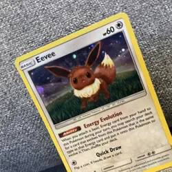 EEVEE | Pokemon TCG 2017 Sun & Moon Set Cosmos Holo Foil Promo 101/149 - Image 4